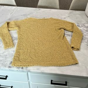 Mustard Yellow Popcorn Sweater